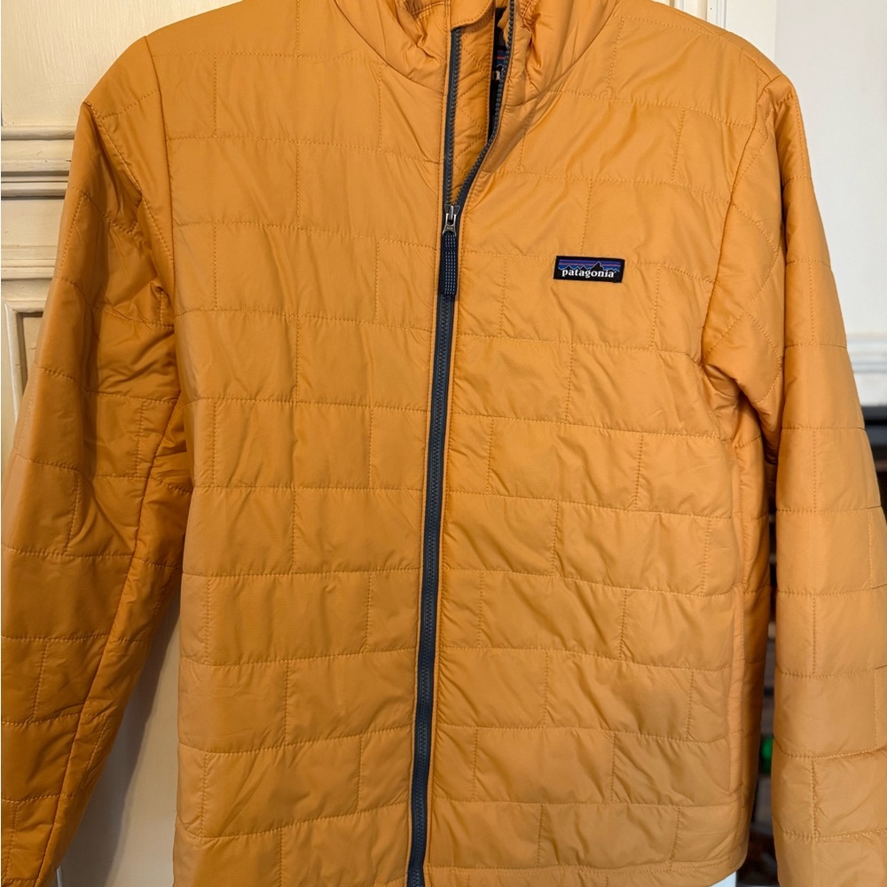 Patagonia Big Kids Quilted Jacket - Orange
